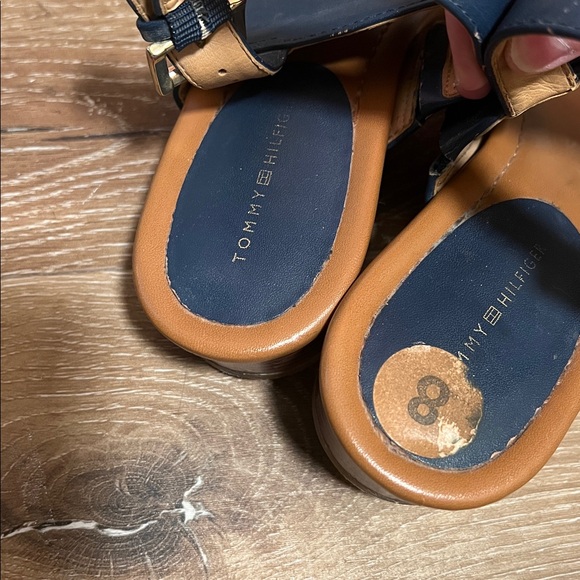 Tommy Hilfiger Blue and Brown Sandals - Picture 6 of 8